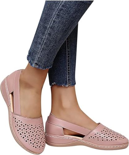 Women Wedges Orthopedic Hollow Out Sandals