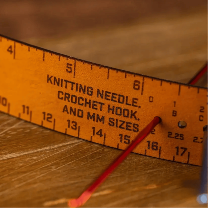 🧶The Crafters' Multi-Wrap | 7-in-1 Leather Measuring Tool