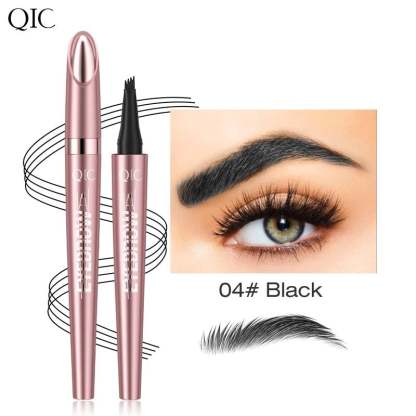 🔥🔥3D Waterproof Microblading Eyebrow Pen 4 Fork Tip Tattoo Pencil