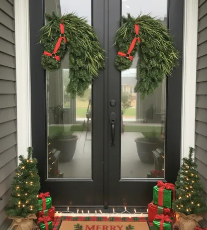 🎄Christmas Early Bird Sale - 49%OFF🐴Horse Head Wreath for Front Door