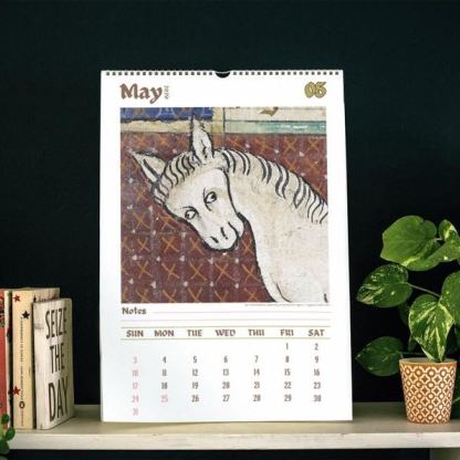 ​​Ugly Medieval Animals 2026 Wall Calendar