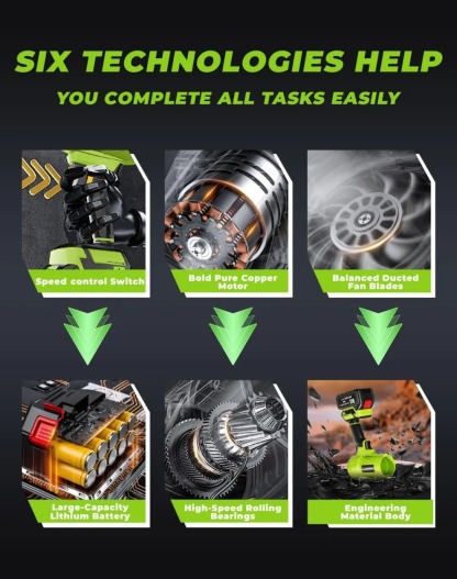 Blower Cordless Handheld Turbo Blower