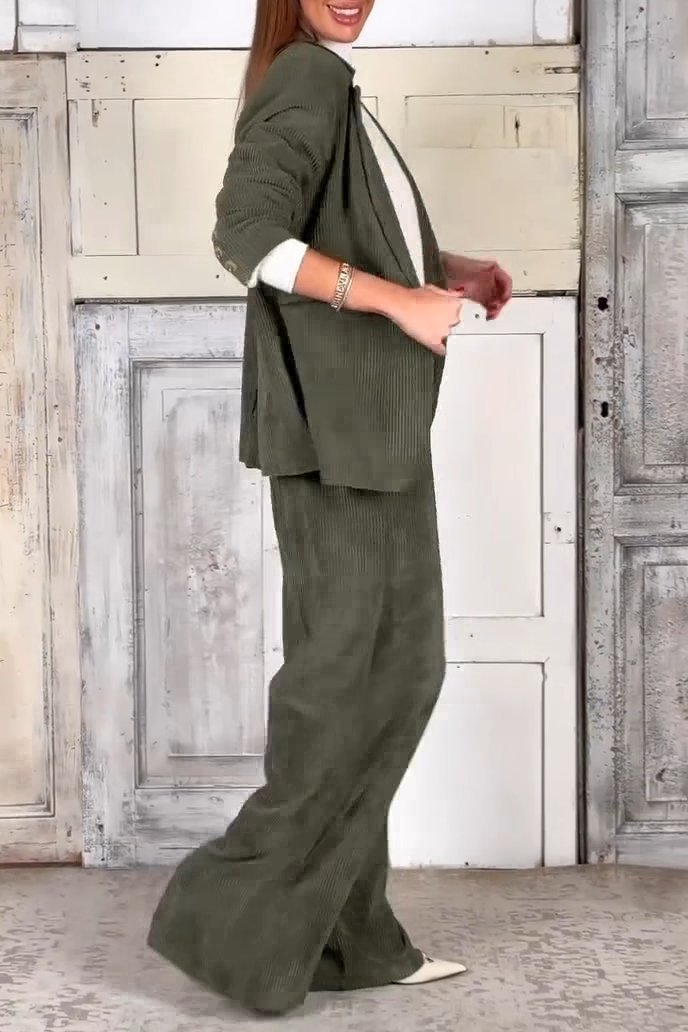 New Arrival 🔥 Women's Casual Corduroy Suit