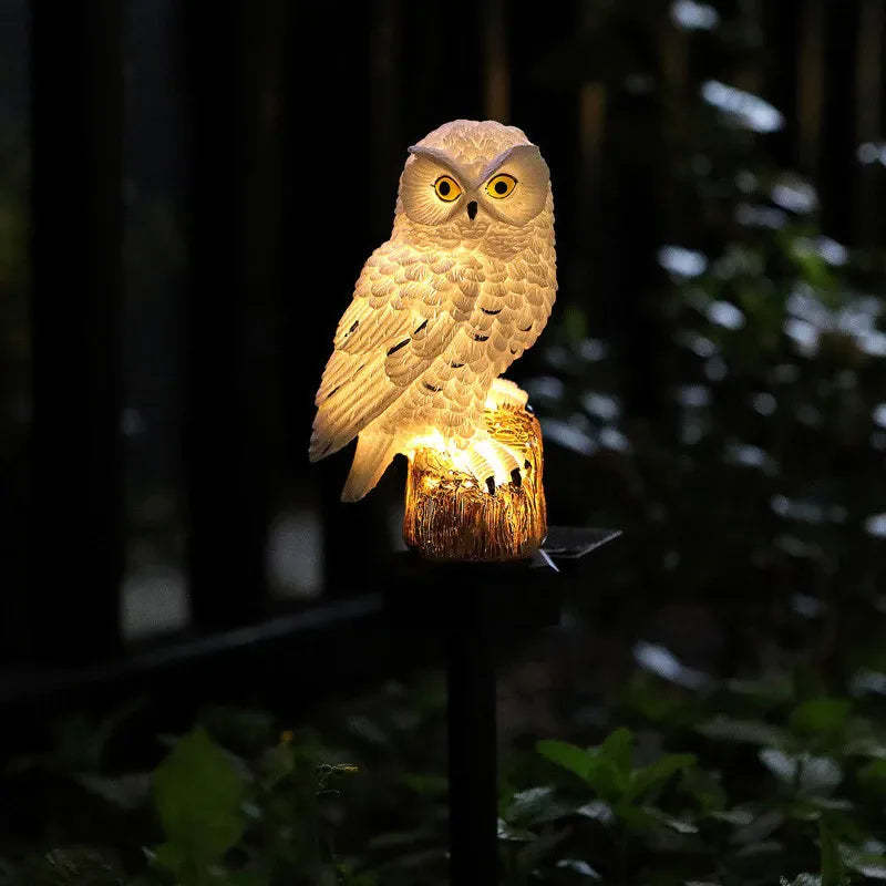 🔥Hot Sale🔥Waterproof Solar Owl Light – LED Pathway Light for Lawn, Garden & Outdoor Decor