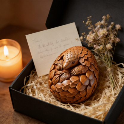 Animal Easter Carving Craft Egg