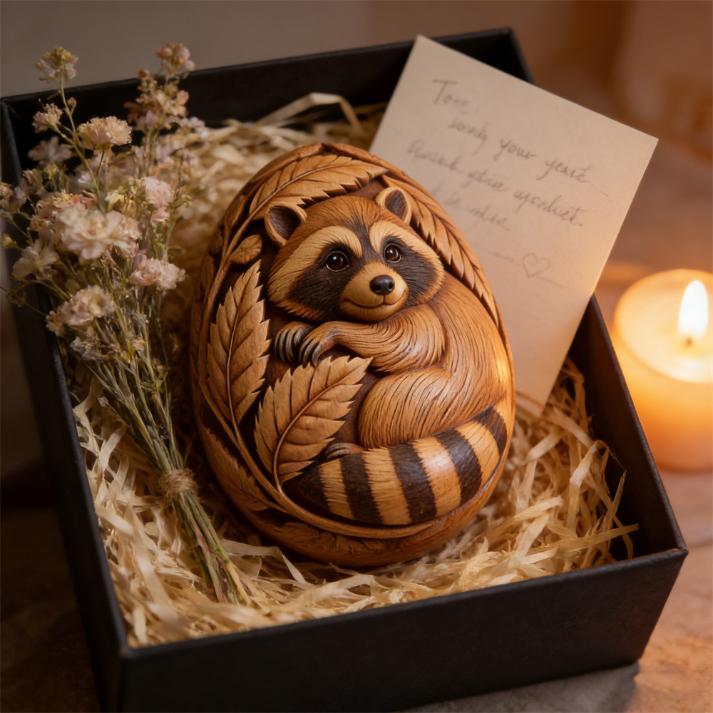 Animal Easter Carving Craft Egg