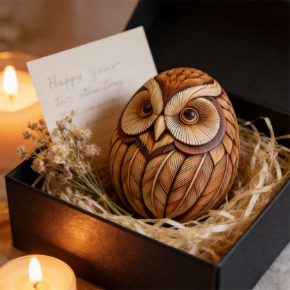 Animal Easter Carving Craft Egg