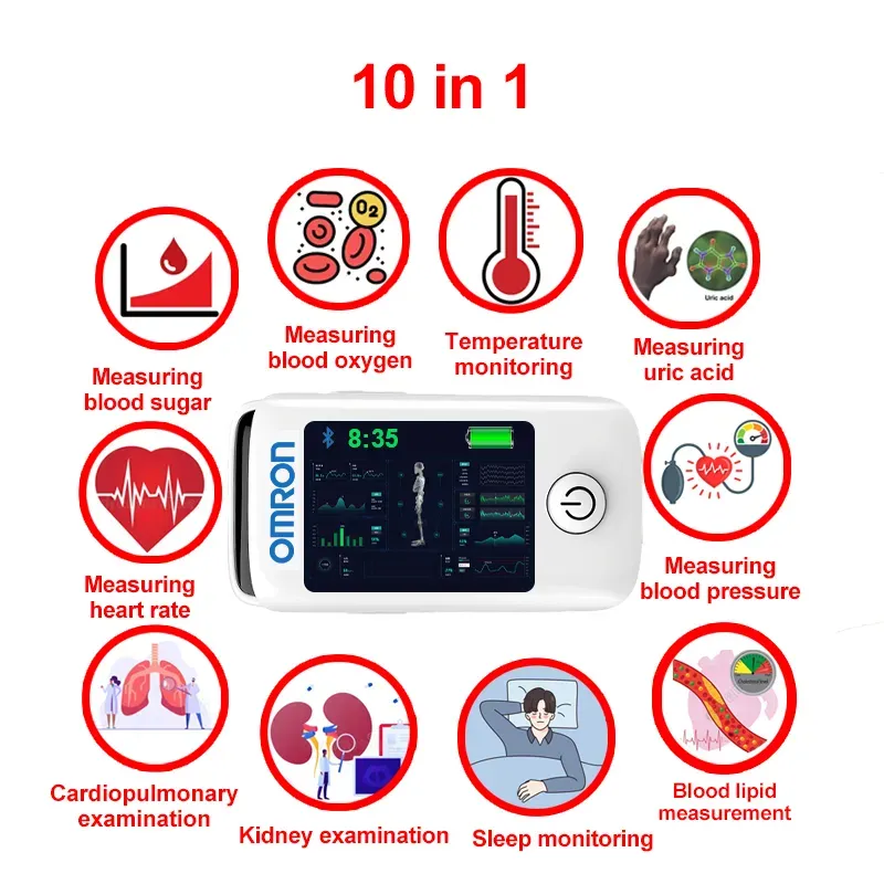 【11 v 1】Neinvazívny glukomer – Inteligentné monitorovanie zdravia bez pichania