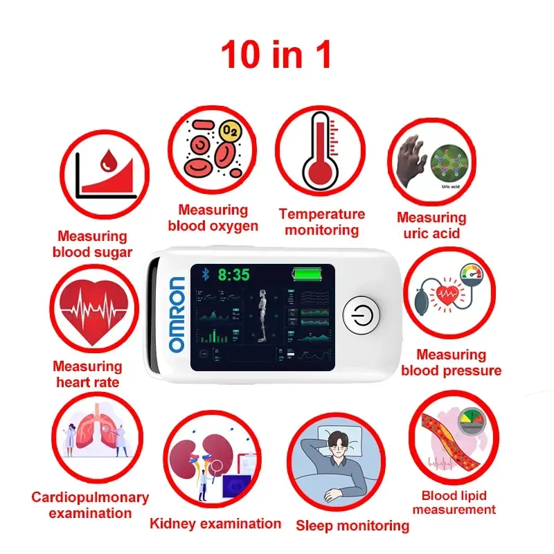 【11 v 1】Neinvazívny glukomer – Inteligentné monitorovanie zdravia bez pichania
