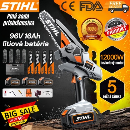 STIHL ručná reťazová píla – 15 000 W lítiová batéria, vysoký výkon pre ľahké a rýchle rezanie
