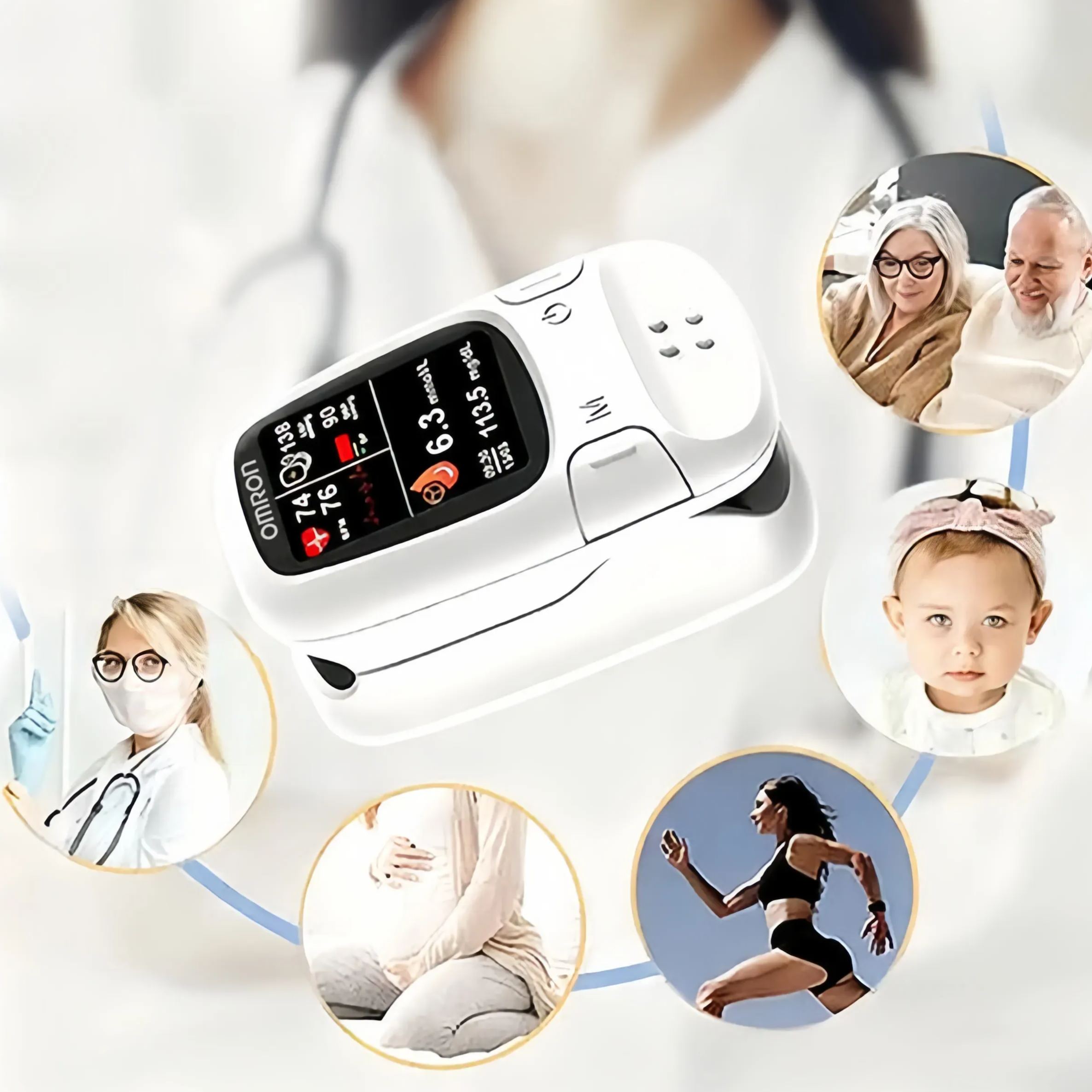 OMRON Neinvazives 11-in-1 Glukosemessgerät – Schmerzfreie und präzise Gesundheitsüberwachung