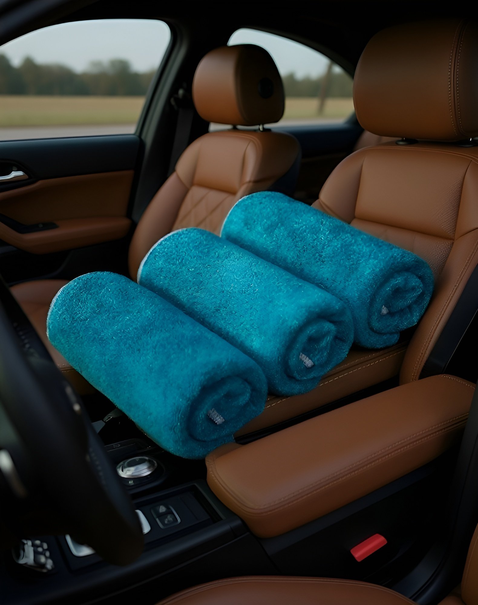 Czysty samochód dzięki ręcznikowi o dużej chłonności