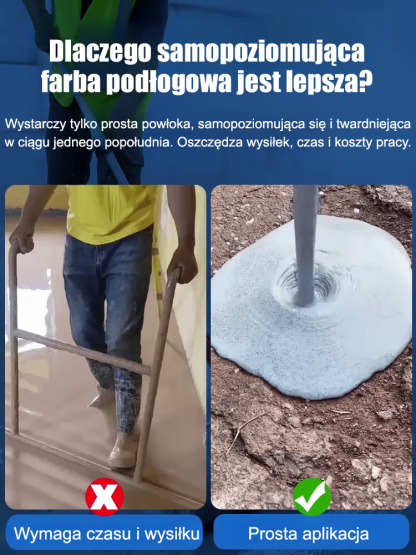 Samopoziomująca farba epoksydowa na bazie oleju do podłóg