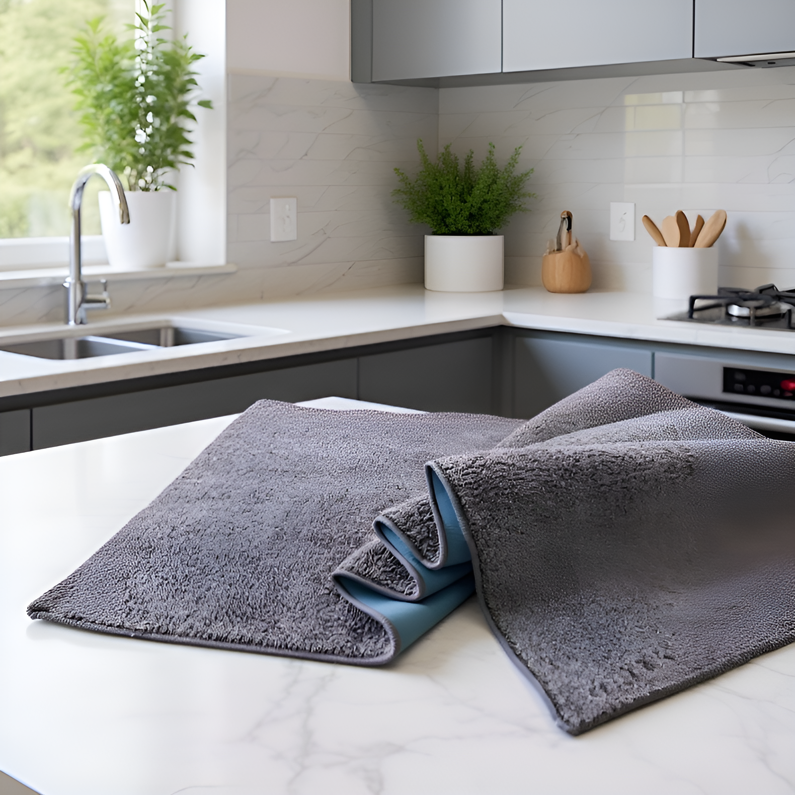 Ręczniki do ścierania wody w łazience