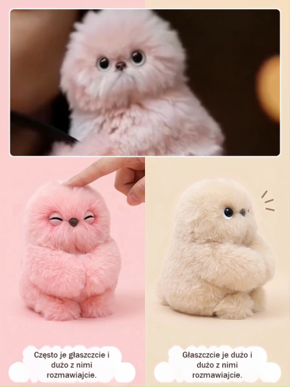 Inteligentna zabawka towarzysząca w formie robotycznego zwierzaka.