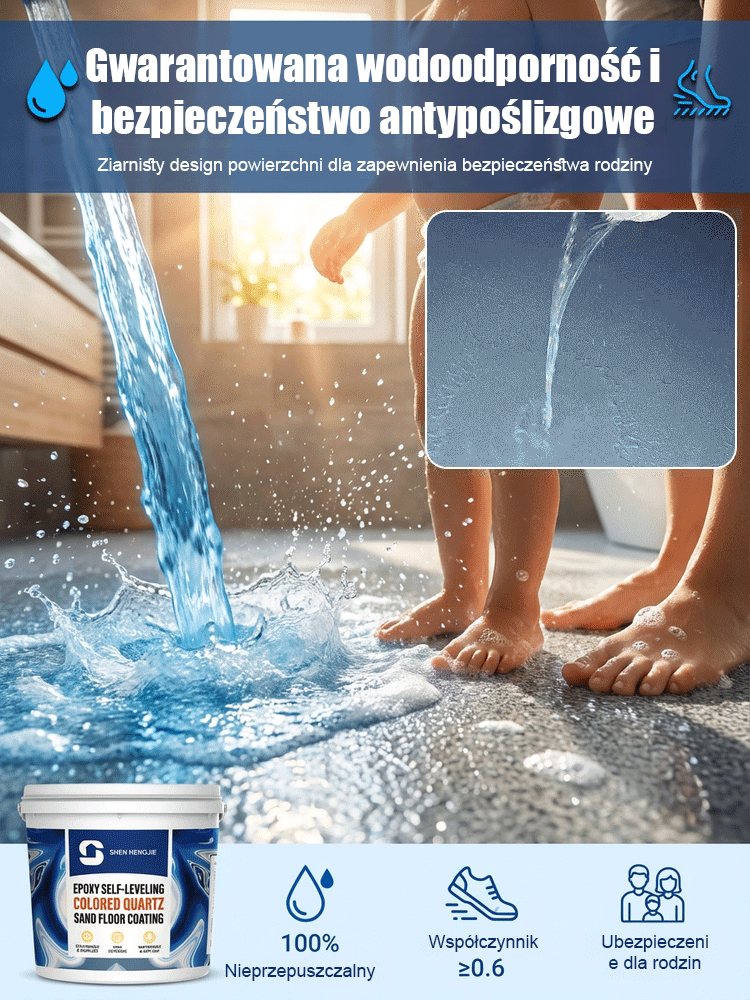 Samopoziomująca farba epoksydowa na bazie oleju do podłóg