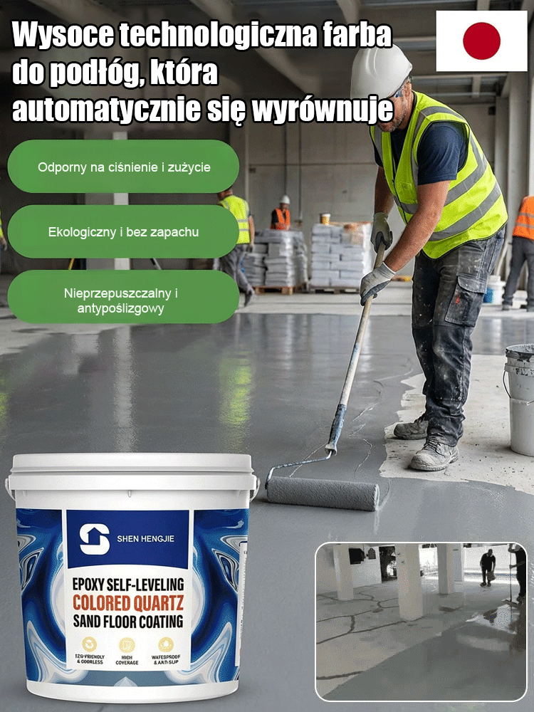 Samopoziomująca farba epoksydowa na bazie oleju do podłóg