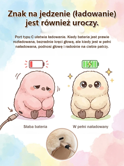 Inteligentna zabawka towarzysząca w formie robotycznego zwierzaka.🔥 OFERTA PREMIEROWA: Dołącz do ponad 50 000 pierwszych użytkowników. Tylko dzisiaj 50% ZNIŻKI! Zostało już tylko kilka sztuk do adopcji.