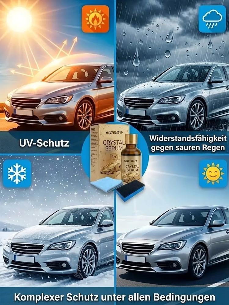 Modernste Autopflegetechnologie! 3-in-1-Lösung: Keramikversiegelung, Rostentfernung und Kratzerreparatur!