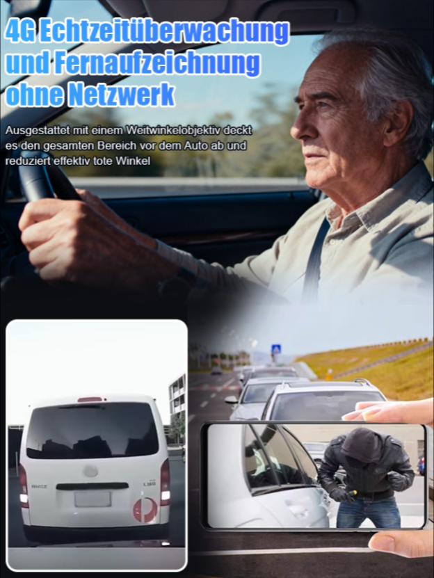 【Ultra-Langzeitbetrieb 900 Tage】Kabellose Fernüberwachungskamera