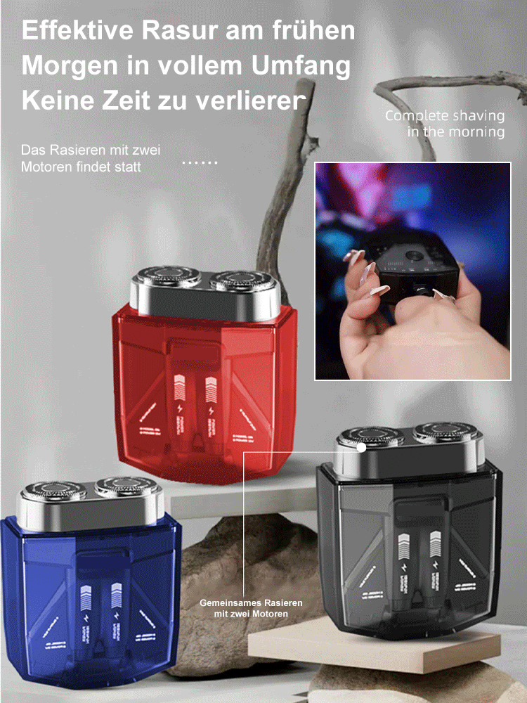Trend-Rasierer mit zwei Motoren – jetzt zum Top-Preis! Nur für kurze Zeit und solange der Vorrat reicht.