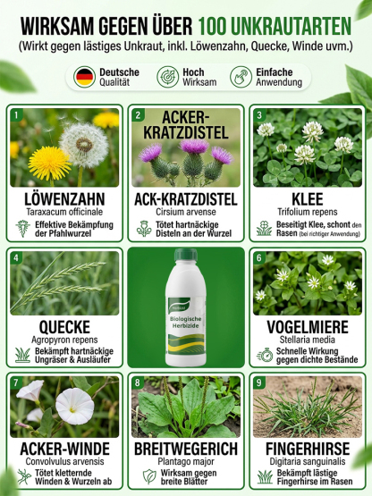 Unkraut radikal vernichten: Profi-Konzentrat schützt Bäume und wirkt bis zur Wurzel 🌿🌳Retten Sie Ihren Garten: Schnelle Wirkung gegen hartnäckiges Unkraut ohne Herumzupfen 🏡genial