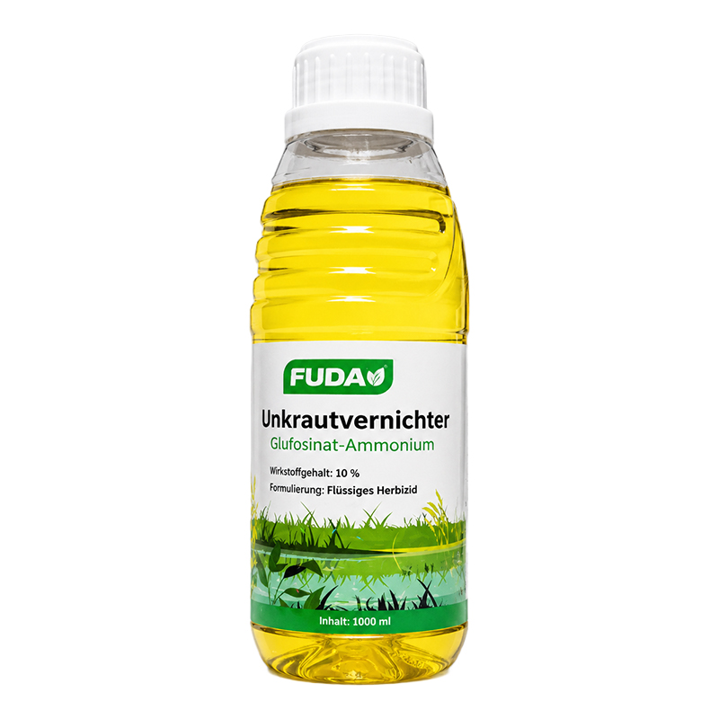 FUDA 10% Nano-Wurzel-Zerstörer Konzentrat – Biologisch abbaubarer Unkrautvernichter bis 10cm Tiefe [TÜV Geprüft & 100% Geld-Zurück-Garantie] – 1 Flasche reicht für 500m²!