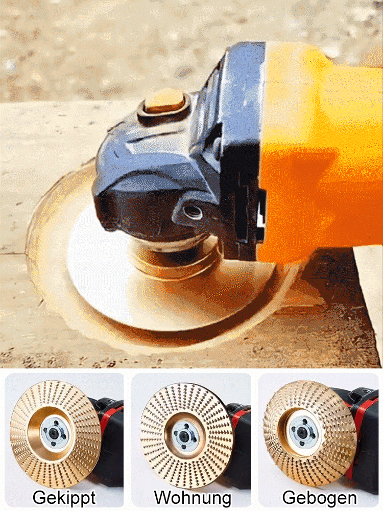 [Profi-Qualität] 🛠️ Premium Holzfrässcheibe für Winkelschleifer (16mm) | Extrem scharfe Klingen, Schnelles Polieren & Maximale Langlebigkeit 🪵