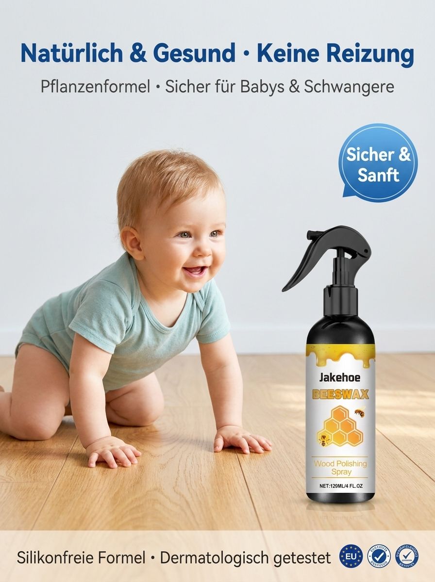 Zweites Leben für Ihre Möbel! Natürliches Bienenwachs entfernt Abnutzung und Risse sofort ✨🪑Tiefenwirkung gegen Austrocknung und Fett – Glanz auf Knopfdruck 🪵In Sekunden: Der unsichtbare Schutzschild für Ihr Zuhause 🚀🛡️