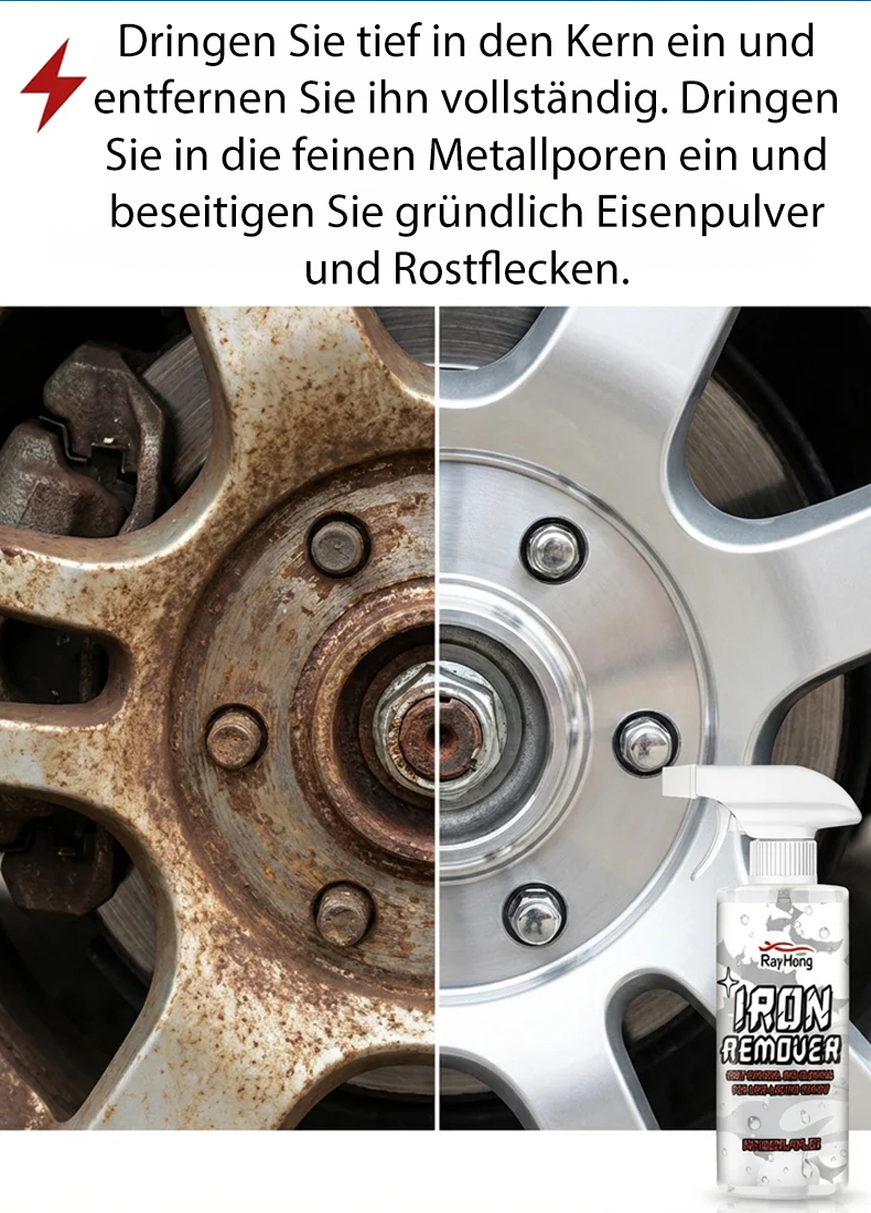 ⚓️ Entwickelt von einer Werft-Forschungsabteilung – limitiert auf 300 Stück, höchste Qualität🇪🇺 EU-zertifizierte Sicherheitsformel – entfernt Rost und bildet einen Schutzfilm🚘 Einfach sprühen und abspülen