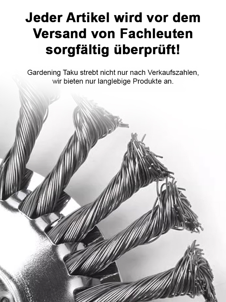 Das Must-Have für den Garten: Extrem robust gegen Moos & Gestrüpp – hält 10x länger 🏡💪Perfekt für Akku-Rasentrimmer: 15cm Durchmesser maximiert Ihre Effizienz und Laufzeit 🔋🚀