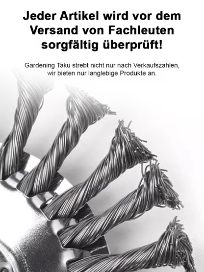 Das Must-Have für den Garten: Extrem robust gegen Moos & Gestrüpp – hält 10x länger 🏡💪Perfekt für Akku-Rasentrimmer: 15cm Durchmesser maximiert Ihre Effizienz und Laufzeit 🔋🚀
