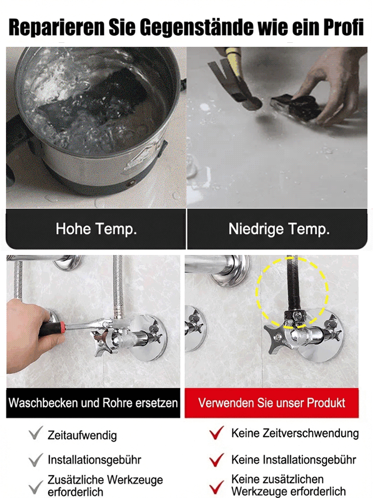 🇪🇺 EU-zertifiziert, umweltfreundlich, ungiftig – stoppt Lecks mit einem Auftrag🔥 Hitzebeständig, alterungsbeständig, dauerhaft wasserdicht – reißt nicht, löst sich nicht🛁 Für Bad, Rohre, Dach & Wände – 30 Jahre lang keine Probleme mehr.