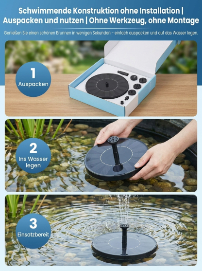 0 € Stromkosten: Vollautomatisches Wasserspiel ohne lästige Kabelverlegung ☀️💧92% Ihrer Nachbarn nutzen es bereits: 2er-Set für nur 52 € sichern 📉✅