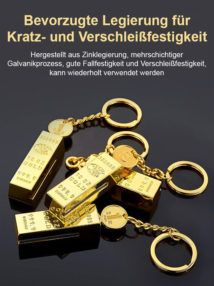 Schluss mit Einweg-Feuerzeugen! Luxuriöses Gold-Design trifft auf ewige Flamme – Ein Must-have für 2026 💎✨Der "Goldbarren" für die Hosentasche: Das ewige Streichholz für echte Kerle 🪙🔥