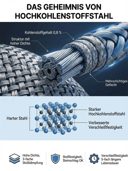 [TÜV/GS Geprüft] 🚀 Premium Hochkohlenstoffstahl-Unkrautrad | 3-fache Festigkeit, Stoßfest gegen Steine & Rostentferner | Profi-Jäteblatt für den Garten 🌱