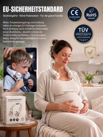 360° KI-Nackenventilator aus medizinischem Silikon  – Beseitigt Hitze in Sekunden! Jetzt bis zu 66% im Familien-Set sparen.