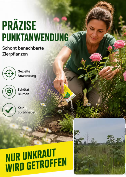 Professionelles Unkrautgranulat (50g) – 99,2% Wirksamkeit mit Tiefenwirkung bis zur Wurzelspitze – Geprüfte Qualität gegen Bambus, Brennnessel & Brombeeren – Direkt gebrauchsfähig ohne Mischen – Sonderaktion solange der Vorrat