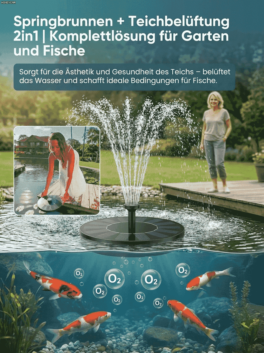 0 € Stromkosten: Vollautomatisches Wasserspiel ohne lästige Kabelverlegung ☀️💧92% Ihrer Nachbarn nutzen es bereits: 2er-Set für nur 52 € sichern 📉✅
