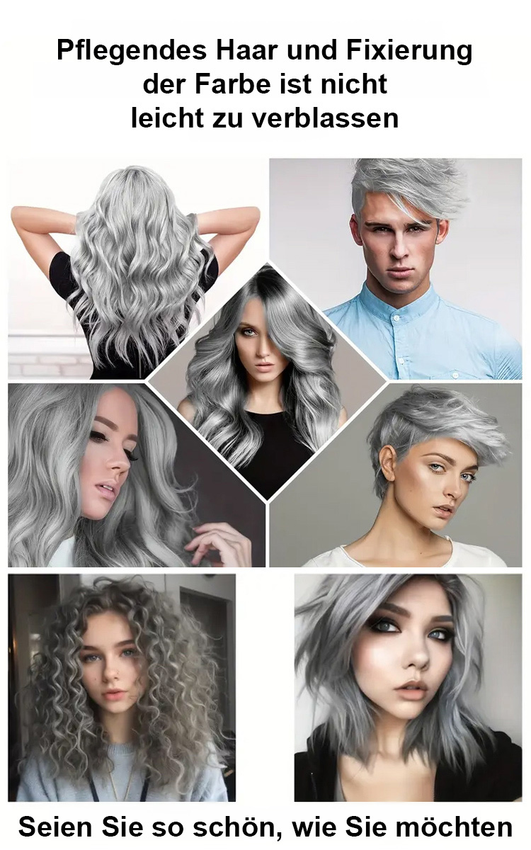 Kaufe 1, erhalte 2 gratis🔥Kaufe 2 und erhalte 4 gratis🔥【Ein Jahr farbecht】Reines pflanzliches Extrakt 2-in-1 natürlicher Haarfärbemittel🌱 Pflanzlich – Färben Sie Ihr Haar wie eine Kur 🧴 2-in-1 Farbe & Pflege