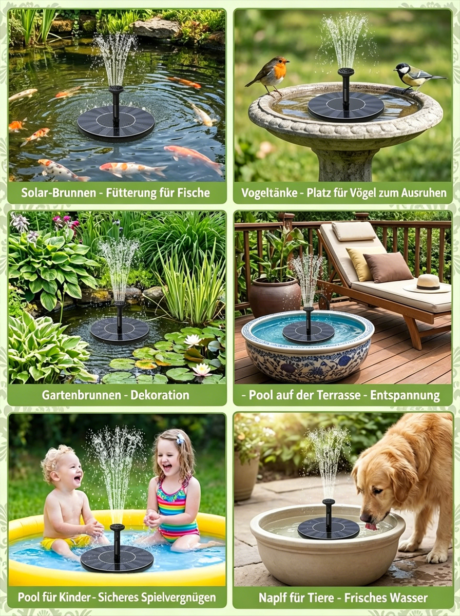 0 € Stromkosten: Vollautomatisches Wasserspiel ohne lästige Kabelverlegung ☀️💧92% Ihrer Nachbarn nutzen es bereits: 2er-Set für nur 52 € sichern 📉✅