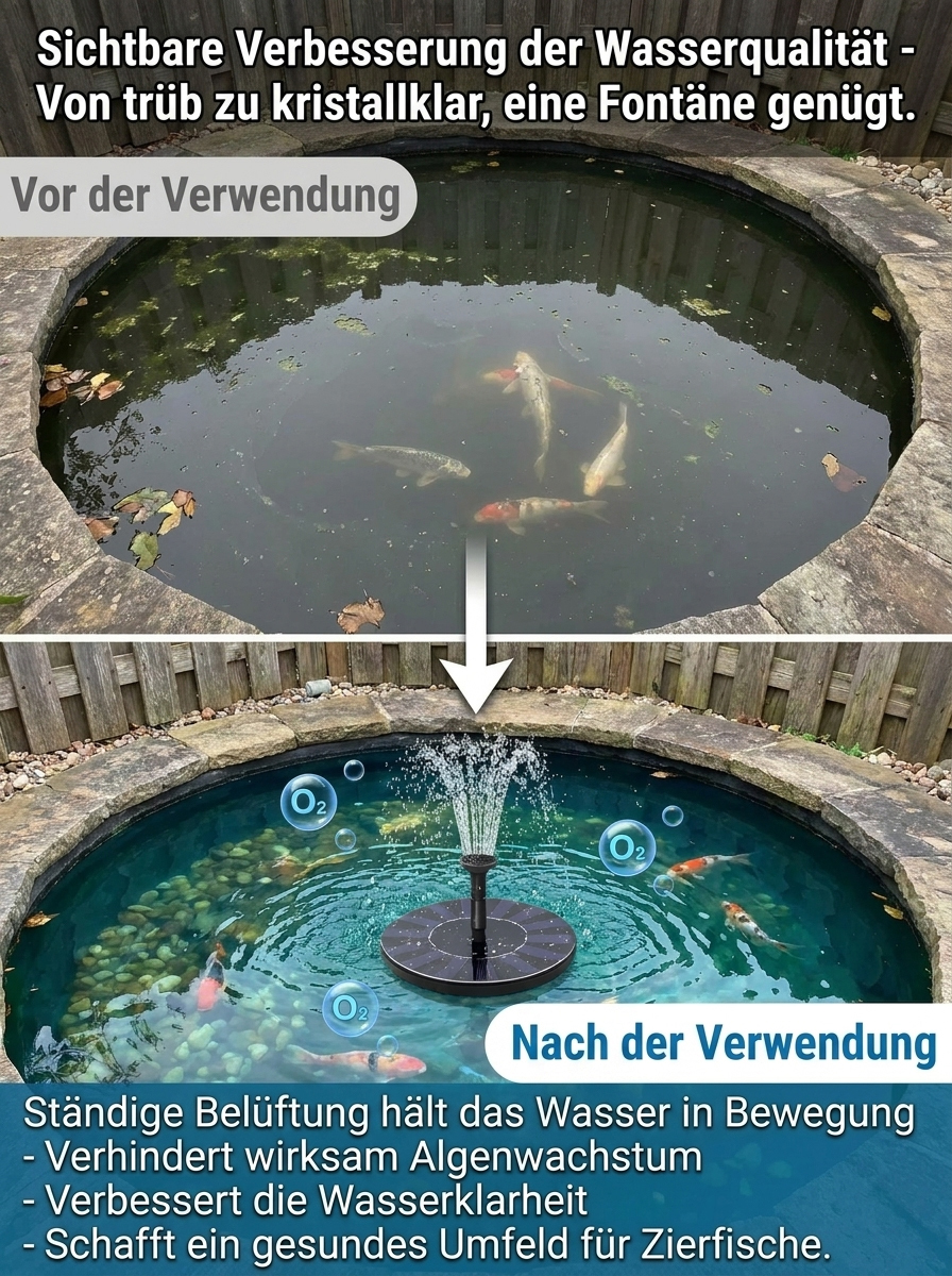 0 € Stromkosten: Vollautomatisches Wasserspiel ohne lästige Kabelverlegung ☀️💧92% Ihrer Nachbarn nutzen es bereits: 2er-Set für nur 52 € sichern 📉✅