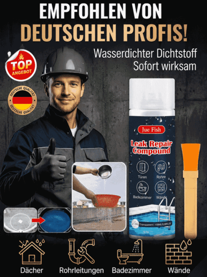 PROFIDICHT 1-Sekunden Hochleistungs-Versiegelungsspray | Deutsche Qualität & -20°C bis 80°C Beständigkeit | Letzter Lagerabverkauf Heute!