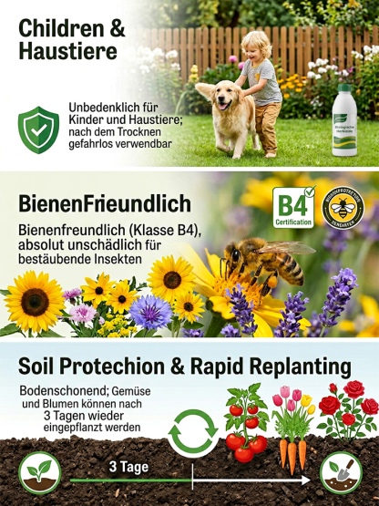 Unkraut radikal vernichten: Profi-Konzentrat schützt Bäume und wirkt bis zur Wurzel 🌿🌳Retten Sie Ihren Garten: Schnelle Wirkung gegen hartnäckiges Unkraut ohne Herumzupfen 🏡genial