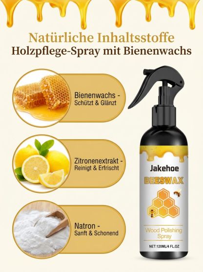 Zweites Leben für Ihre Möbel! Natürliches Bienenwachs entfernt Abnutzung und Risse sofort ✨🪑Tiefenwirkung gegen Austrocknung und Fett – Glanz auf Knopfdruck 🪵In Sekunden: Der unsichtbare Schutzschild für Ihr Zuhause 🚀🛡️