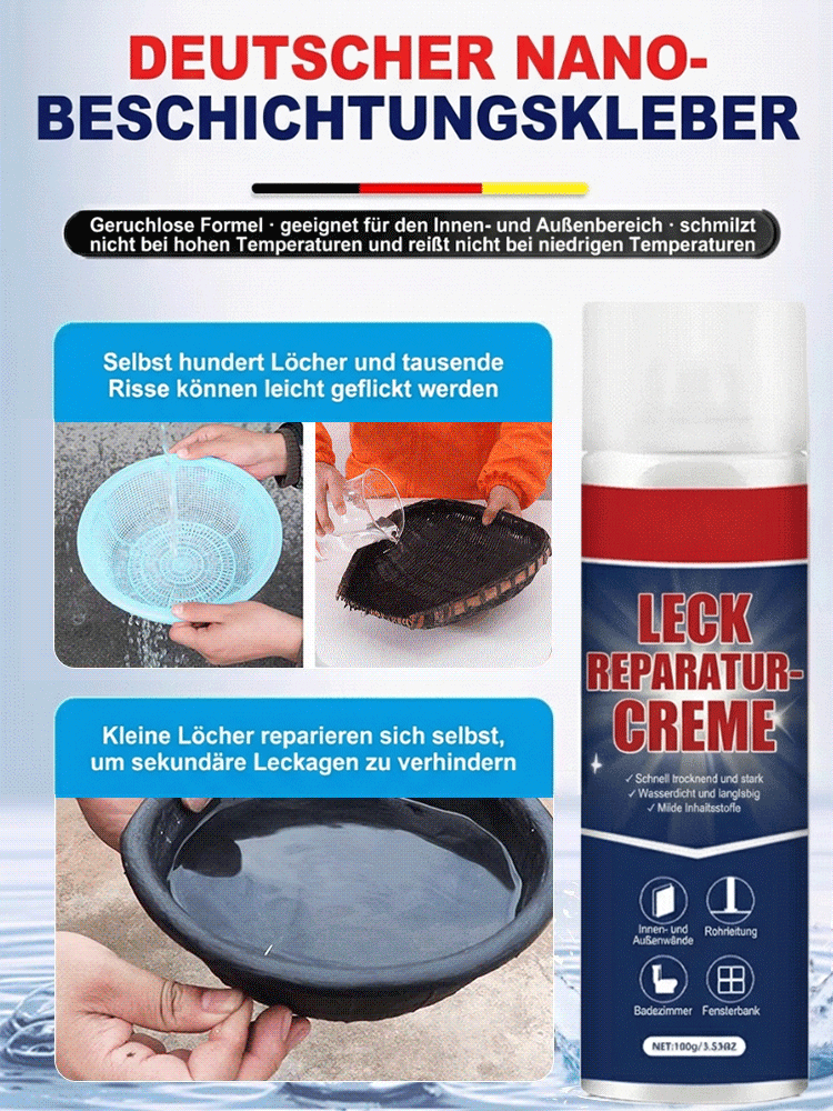 🇪🇺 EU-zertifiziert, umweltfreundlich, ungiftig – stoppt Lecks mit einem Auftrag🔥 Hitzebeständig, alterungsbeständig, dauerhaft wasserdicht – reißt nicht, löst sich nicht🛁 Für Bad, Rohre, Dach & Wände – 30 Jahre lang keine Probleme mehr.