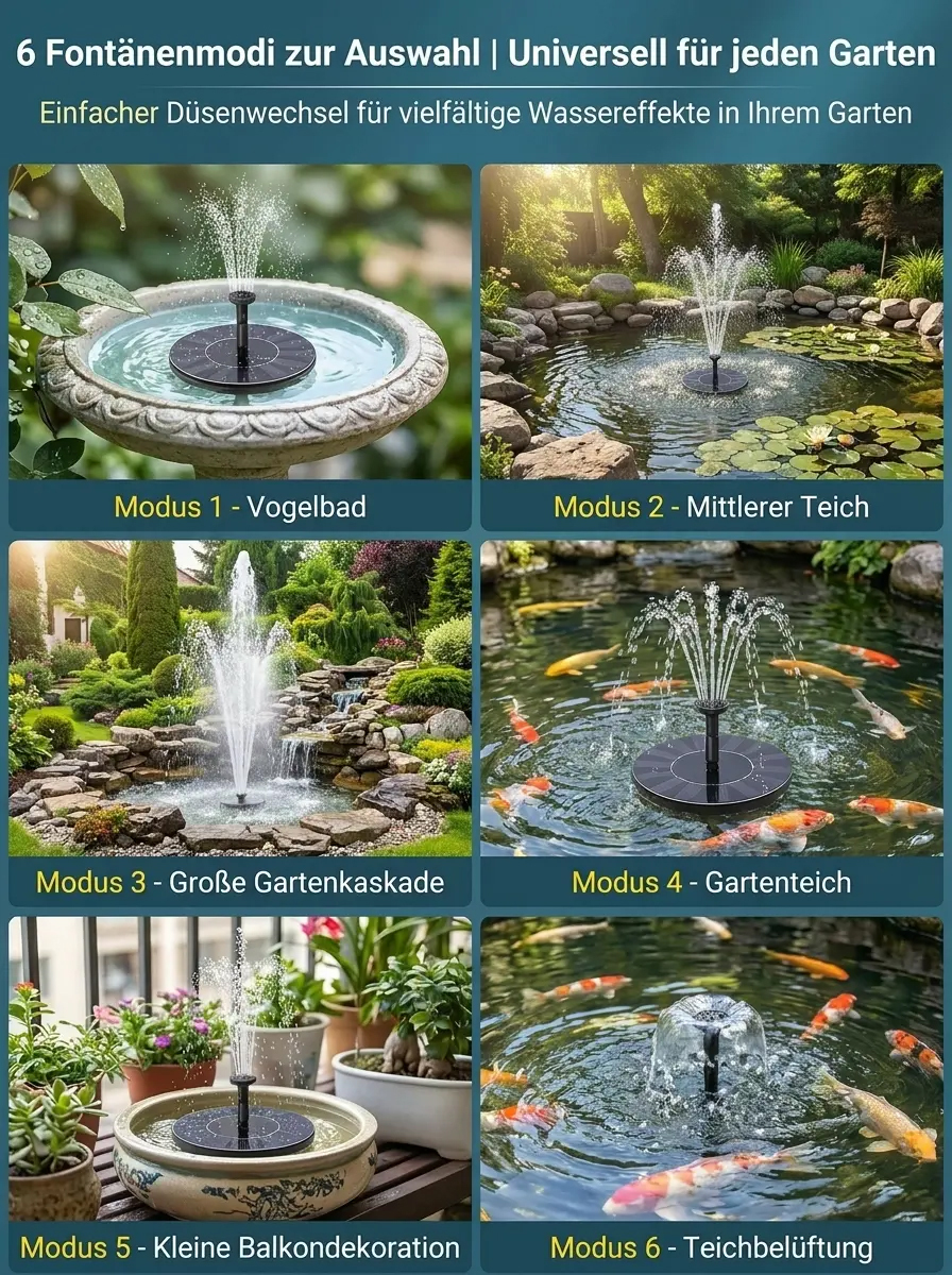 0 € Stromkosten: Vollautomatisches Wasserspiel ohne lästige Kabelverlegung ☀️💧92% Ihrer Nachbarn nutzen es bereits: 2er-Set für nur 52 € sichern 📉✅