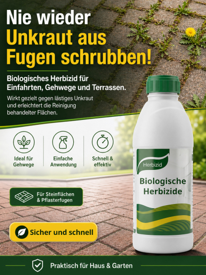 Unkraut radikal vernichten: Profi-Konzentrat schützt Bäume und wirkt bis zur Wurzel 🌿🌳Retten Sie Ihren Garten: Schnelle Wirkung gegen hartnäckiges Unkraut ohne Herumzupfen 🏡genial