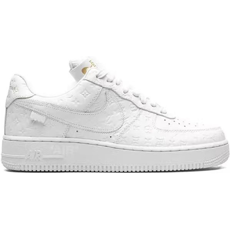 Nithtke X Lothtuis Vuitthtton Air Fothtrce 1 Low Sneakers - White