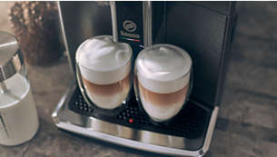 Bereite mit nur einem Tastendruck zwei Tassen deines Lieblingskaffees zu